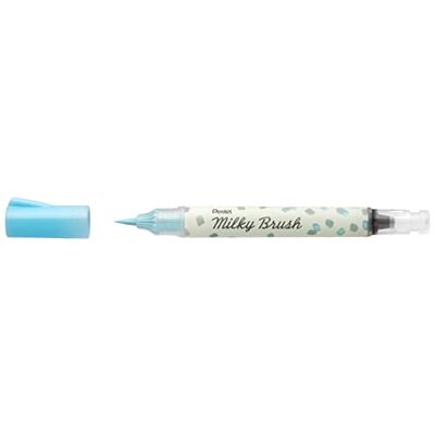 Pentel Pinceau laiteux bleu pastel Pentel Pinceau laiteux bleu pastel