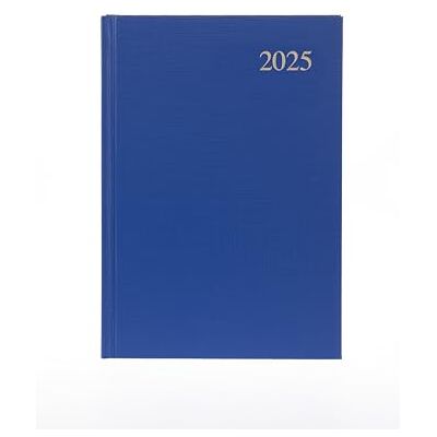 Collins Essential ESSA53.60-25 Agenda professionnel 2025 semainier avec couverture rigide en cuir Bleu Format A5 Collins Essential ESSA53.60-25 Agenda professionnel 2025 semainier avec couverture rigide en cuir Bleu Format A5