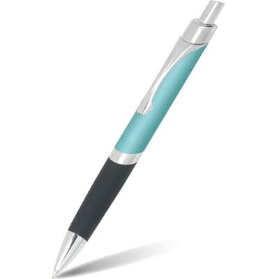 Online stylo bille Sporty Magic Blue, aluminium, rétractable, recharge internationale de grande capacité, indélébile, écriture noire, clip métallique Online stylo bille Sporty Magic Blue, aluminium, rétractable, recharge internationale de grande capacité, indélébile, écriture noire, clip métallique