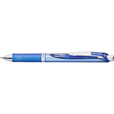 Pentel Energel XM Lot de 12 stylos à encre gel rétractables Pointe 0,5 mm Bleu Pentel Energel XM Lot de 12 stylos à encre gel rétractables Pointe 0,5 mm Bleu