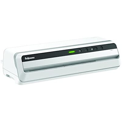Fellowes Plastifieuse Jupiter A3, pour plastifier à chaud des pochettes de 80 à 250 microns, usage intensif, marche arrière automatique, comprend 10 pochettes de plastification, blanc Fellowes Plastifieuse Jupiter A3, pour plastifier à chaud des pochettes de 80 à 250 microns, usage intensif, marche arrière automatique, comprend 10 pochettes de plastification, blanc