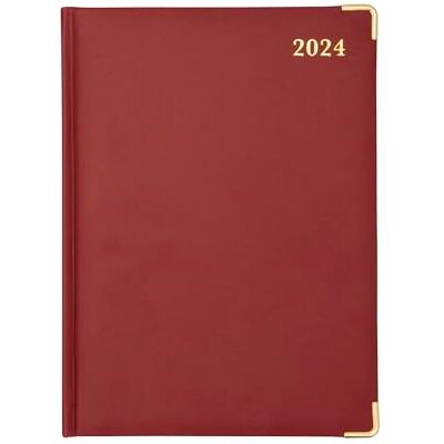 Collins Debden Classic Agenda semainier 2024 (avec rendez-vous) – Planificateur d'entreprise et organisateur – Janvier à décembre 2024 – Semainier – Rouge – 1210V.15-24 Collins Debden Classic Agenda semainier 2024 (avec rendez-vous) – Planificateur d'entreprise et organisateur – Janvier à décembre 2024 – Semainier – Rouge – 1210V.15-24
