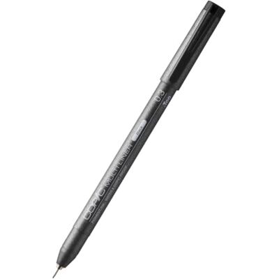 Copic Multiliner 0,3 mm, Black, Feutre Fin à Pointe Fine et Encre à pigments résistante à l'eau Copic Multiliner 0,3 mm, Black, Feutre Fin à Pointe Fine et Encre à pigments résistante à l'eau