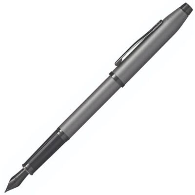Cross Century II Stylo-plume M Couleur d'écriture : noir Avec emballage cadeau de qualité supérieure Gris métal Cross Century II Stylo-plume M Couleur d'écriture : noir Avec emballage cadeau de qualité supérieure Gris métal