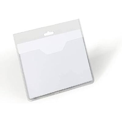 Durable 813619 Boite de 20 Porte-Badges avec Pochettes Ouvertes 60 x 90 mm Durable 813619 Boite de 20 Porte-Badges avec Pochettes Ouvertes 60 x 90 mm