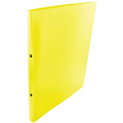 Kangaro Classeur à anneaux opaque jaune (PP, DIN A4, 2 anneaux 16 mm, mécanisme en O, dos 20 mm) Kangaro Classeur à anneaux opaque jaune (PP, DIN A4, 2 anneaux 16 mm, mécanisme en O, dos 20 mm)