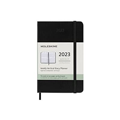 Moleskine 2023 12MONTH WEEKLY POCKET HAR: 1 Wo = 2 Seiten, vertikal, Hard Cover Moleskine 2023 12MONTH WEEKLY POCKET HAR: 1 Wo = 2 Seiten, vertikal, Hard Cover