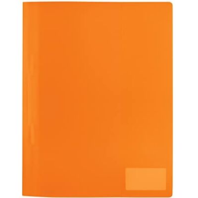 HERMA 19489 Lot de 3 agrafeuses A4 transparentes en plastique effaçable et résistant avec étiquette d'étiquetage Orange HERMA 19489 Lot de 3 agrafeuses A4 transparentes en plastique effaçable et résistant avec étiquette d'étiquetage Orange