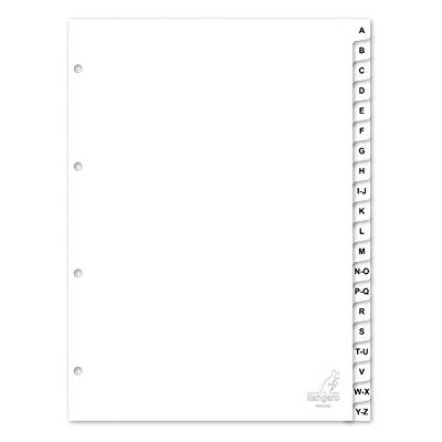 Kangaro W420AZ Polypropylene (PP) Blanc intercalaire Kangaro W420AZ Polypropylene (PP) Blanc intercalaire