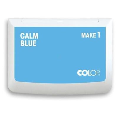 COLOP Encreur MAKE 1 Calm Blue 50 x 90 mm COLOP Encreur MAKE 1 Calm Blue 50 x 90 mm