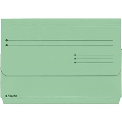 Esselte 15844 Sous-chemises POCKET 275 g Folio vert Esselte 15844 Sous-chemises POCKET 275 g Folio vert