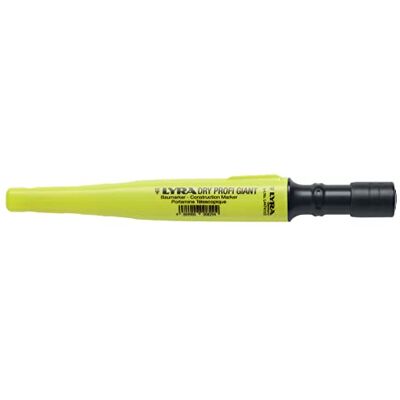 LYRA L4474102, Dry Professional Marqueur de chantier avec papier taille-crayon et clip pour toutes les surfaces LYRA L4474102, Dry Professional Marqueur de chantier avec papier taille-crayon et clip pour toutes les surfaces