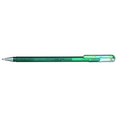Pentel Lot de 12 K110 Hybrid Dual Metallic Roller gel métallisé effet 2 couleurs Vert/Bleu Métallique Pentel Lot de 12 K110 Hybrid Dual Metallic Roller gel métallisé effet 2 couleurs Vert/Bleu Métallique