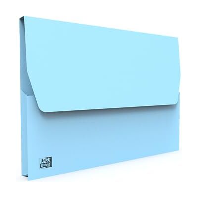 Oxford Lot de 10 Pochettes VIP 24x32cm Capacité 200 Feuilles Carte Kraft Epaisseur 240g Bleu Pastel Oxford Lot de 10 Pochettes VIP 24x32cm Capacité 200 Feuilles Carte Kraft Epaisseur 240g Bleu Pastel