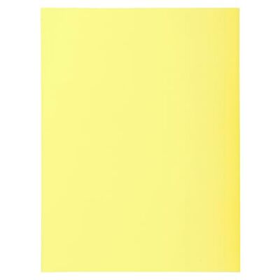 EXACOMPTA Réf. 332005E Carton de 5 paquets de 50 chemises rigides avec 2 rabats SUPER 210 g/m² couleurs pastel chemises certifiées PEFC™- dim 24 x 32 cm pour format A4 couleur canari EXACOMPTA Réf. 332005E Carton de 5 paquets de 50 chemises rigides avec 2 rabats SUPER 210 g/m² couleurs pastel chemises certifiées PEFC™- dim 24 x 32 cm pour format A4 couleur canari