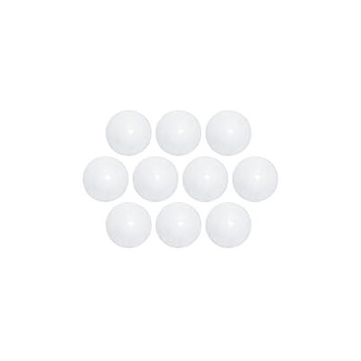 MAUL Aimants blancs Lot de 10 maintien 0.6 kg prise fiable sur tableaux, forme ronde facile à saisir, plastique résistant aux chocs, idéal bureau école maison MAUL Aimants blancs Lot de 10 maintien 0.6 kg prise fiable sur tableaux, forme ronde facile à saisir, plastique résistant aux chocs, idéal bureau école maison