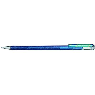 Pentel Lot de 12 K110 Hybrid Dual Metallic Roller gel métallisé effet 2 couleurs Bleu/Vert Métallique Pentel Lot de 12 K110 Hybrid Dual Metallic Roller gel métallisé effet 2 couleurs Bleu/Vert Métallique