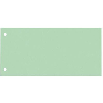 Oxford Lot de 100 intercalaires perforés en carton manille recyclé Vert 10,5 x 24 cm Oxford Lot de 100 intercalaires perforés en carton manille recyclé Vert 10,5 x 24 cm