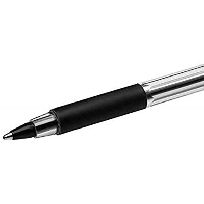 BIC Cristal Grip Stylo à bille, pointe moyenne (1,0 mm), noir, 1 pièce BIC Cristal Grip Stylo à bille, pointe moyenne (1,0 mm), noir, 1 pièce