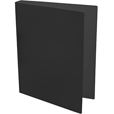 Idena 224334 Classeur à anneaux DIN A4, en PP, 2 anneaux, largeur dos 35 mm, noir translucide, 1 pièce Idena 224334 Classeur à anneaux DIN A4, en PP, 2 anneaux, largeur dos 35 mm, noir translucide, 1 pièce