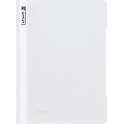 BRUNNEN 102011000 Classeur rapide A4 en PVC avec couverture transparente Blanc BRUNNEN 102011000 Classeur rapide A4 en PVC avec couverture transparente Blanc
