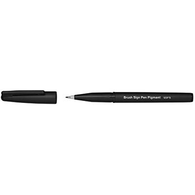 Pentel SESP15-AX Lot de 12 Stylos à Encre Pigmentée Noir pour Marquer Pentel SESP15-AX Lot de 12 Stylos à Encre Pigmentée Noir pour Marquer