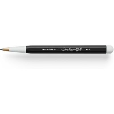 LEUCHTTURM1917 362450 Drehgriffel Nr. 1, Noir Stylo à bille avec encre bleue LEUCHTTURM1917 362450 Drehgriffel Nr. 1, Noir Stylo à bille avec encre bleue