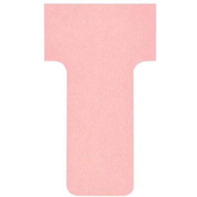 Nobo , Lot de 100 fiches T pour planning, Indice 1, Rose, 2001008 Nobo , Lot de 100 fiches T pour planning, Indice 1, Rose, 2001008