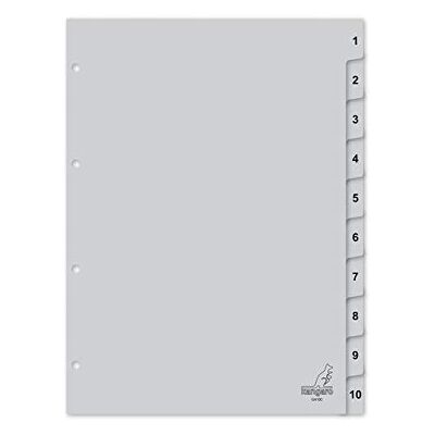 Kangaro G410C Plastique Gris 1pièce(s) intercalaire Kangaro G410C Plastique Gris 1pièce(s) intercalaire
