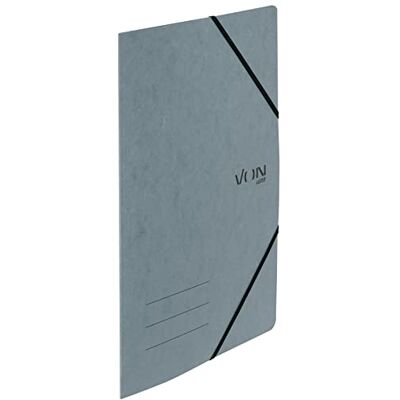 Leitz 30110085 Lot de 5 tendeurs d'angle en carton recyclé pour 150 feuilles avec élastique avec impression moderne de partir pour l'école et la maison Gris Leitz 30110085 Lot de 5 tendeurs d'angle en carton recyclé pour 150 feuilles avec élastique avec impression moderne de partir pour l'école et la maison Gris