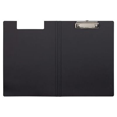 MAUL Porte-bloc A4 noir balance Jusqu’à 80 pages pince argentée carton rigide agréable, tenue fiable du papier, suspension pratique, profil fin pour sac et bureau MAUL Porte-bloc A4 noir balance Jusqu’à 80 pages pince argentée carton rigide agréable, tenue fiable du papier, suspension pratique, profil fin pour sac et bureau