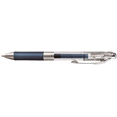 Pentel Energel Pure, Roller gel rétractable BL77TLE, Pointe moyenne 0,7 mm, Bleu nuit, Lot de 12 Pentel Energel Pure, Roller gel rétractable BL77TLE, Pointe moyenne 0,7 mm, Bleu nuit, Lot de 12