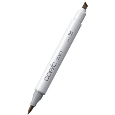 Copic Ciao E71, Champagne, Twin Marker avec une pointe moyenne et une pointe Brush Copic Ciao E71, Champagne, Twin Marker avec une pointe moyenne et une pointe Brush