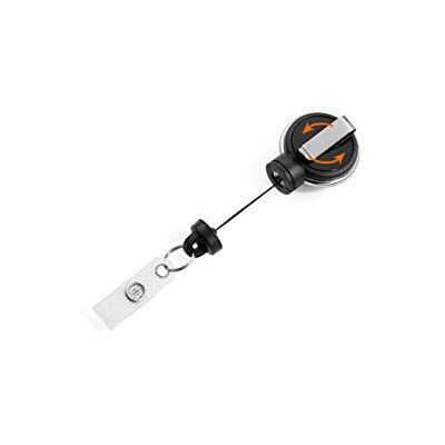 Durable 834901 Jojo avec clip rotatif à 360° pour porte-cartes ou clés jusqu'à 300 g Noir Durable 834901 Jojo avec clip rotatif à 360° pour porte-cartes ou clés jusqu'à 300 g Noir