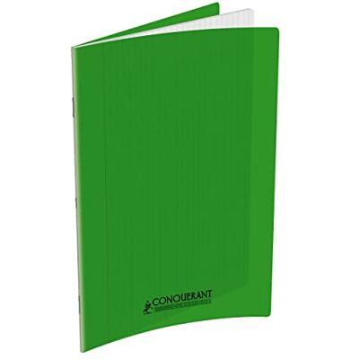 Hamelin Conquérant Cahier Grands carreaux Seyès 96 pages 24 x 32 cm Vert Hamelin Conquérant Cahier Grands carreaux Seyès 96 pages 24 x 32 cm Vert