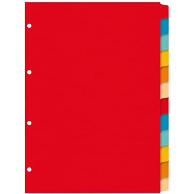 Kangaro PE412 Intercalaires en carton blanc Format A4 180 g/m² Manilla recyclé 12 pièces Kangaro PE412 Intercalaires en carton blanc Format A4 180 g/m² Manilla recyclé 12 pièces