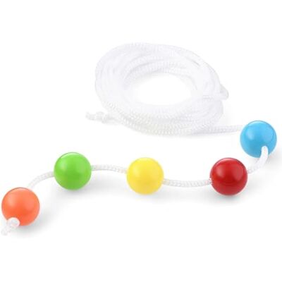 Gobelieve Outil de suivi visuel à 5 perles, entraînement de concentration et de coordination pour la lecture et la mise au point, livré avec deux crochets différents Gobelieve Outil de suivi visuel à 5 perles, entraînement de concentration et de coordination pour la lecture et la mise au point, livré avec deux crochets différents
