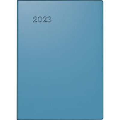 BRUNNEN Agenda semainier modèle 731 2023, taille de la feuille 10 x 14 cm, bleu pétrole, 1073110043 BRUNNEN Agenda semainier modèle 731 2023, taille de la feuille 10 x 14 cm, bleu pétrole, 1073110043