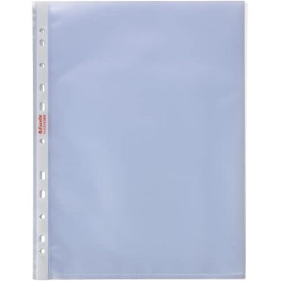 Esselte Enveloppes perforées, coffre-fort de luxe, transparentes, porte-documents A4 PP antiriflesso Esselte Enveloppes perforées, coffre-fort de luxe, transparentes, porte-documents A4 PP antiriflesso