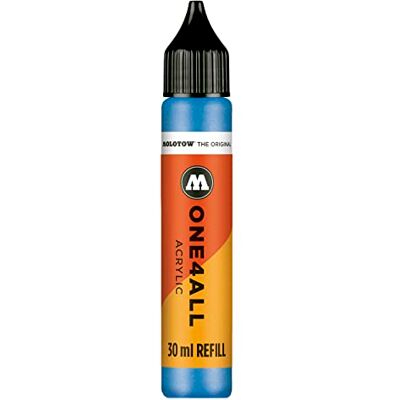 Molotow ONE4ALL Recharge acrylique pour marqueur permanent Couleur 224 Bleu métallisé 30 ml Molotow ONE4ALL Recharge acrylique pour marqueur permanent Couleur 224 Bleu métallisé 30 ml