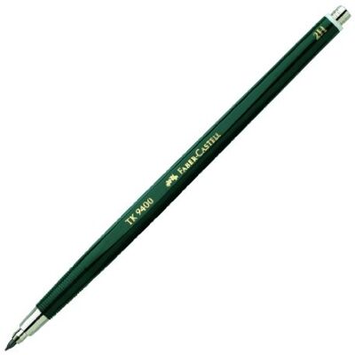 Faber-Castell 139412 Porte-mines TK 9400-2 mm, dureté: 2H Faber-Castell 139412 Porte-mines TK 9400-2 mm, dureté: 2H