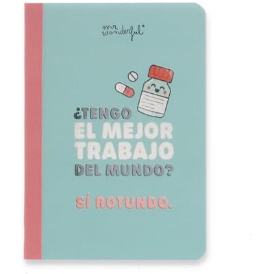 Mr. Wonderful Mr Wonderful Carnet A6 avec feuilles lignées, 160 pages, notebook – Ai-je le meilleur travail du monde ? Oui retentissant – Reliure cousue Mr. Wonderful Mr Wonderful Carnet A6 avec feuilles lignées, 160 pages, notebook – Ai-je le meilleur travail du monde ? Oui retentissant – Reliure cousue