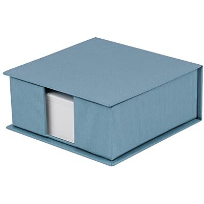 Rössler SOHO Boîte à notes, organiseur de bureau, accessoires de bureau, décoration de bureau, équipement de bureau à domicile, 110 x 46 x 110 mm, 1 pièce, couleur : bleu, denim Rössler SOHO Boîte à notes, organiseur de bureau, accessoires de bureau, décoration de bureau, équipement de bureau à domicile, 110 x 46 x 110 mm, 1 pièce, couleur : bleu, denim