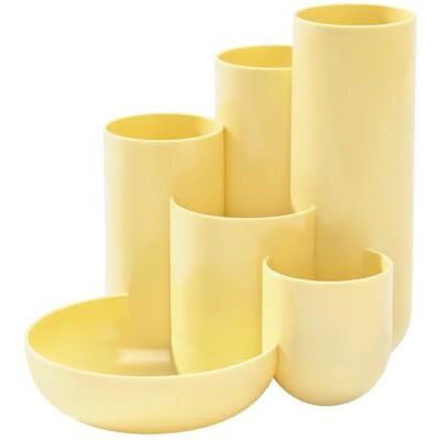 HAN 1x pot à crayons CAMPUS jaune pastel 5 tubes en plastique Fabriqué en Allemagne, 131 x 154 x 137 mm, rangement pour stylos, plateau, porte-stylo, carquois, table, bureau, tubes HAN 1x pot à crayons CAMPUS jaune pastel 5 tubes en plastique Fabriqué en Allemagne, 131 x 154 x 137 mm, rangement pour stylos, plateau, porte-stylo, carquois, table, bureau, tubes