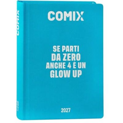 COMIX Agenda 2027 journalier 16 mois, pour écoles moyennes et supérieures, avec couverture rigide, 576 pages avec graphiques et bandes dessinées, idéal pour garçons et filles, 13 x 17,8 cm COMIX Agenda 2027 journalier 16 mois, pour écoles moyennes et supérieures, avec couverture rigide, 576 pages avec graphiques et bandes dessinées, idéal pour garçons et filles, 13 x 17,8 cm