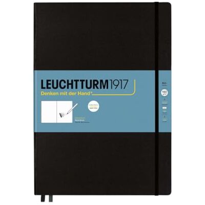 LEUCHTTURM1917 362354 Master Carnet de croquis à couverture rigide 112 pages 150 g/m² Noir LEUCHTTURM1917 362354 Master Carnet de croquis à couverture rigide 112 pages 150 g/m² Noir