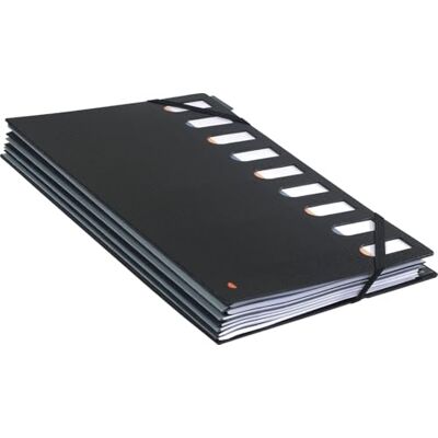 EXACOMPTA 55334E Trieur Exactive Premium avec couverture en plastique DIN A4, 9 compartiments en carton avec dos extensible et 2 élastiques, noir EXACOMPTA 55334E Trieur Exactive Premium avec couverture en plastique DIN A4, 9 compartiments en carton avec dos extensible et 2 élastiques, noir