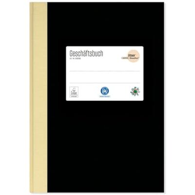 Staufen 608381 Green, carnet d'affaires, format A5, couverture en lin de qualité supérieure, quadrillage 5 mm, 144 feuilles, papier recyclé blanc premium 80 g/m², 1 pièce Staufen 608381 Green, carnet d'affaires, format A5, couverture en lin de qualité supérieure, quadrillage 5 mm, 144 feuilles, papier recyclé blanc premium 80 g/m², 1 pièce