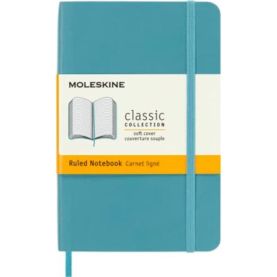 Moleskine CARNET LIGNE POCHE SOUPLE BLEU LAGON Moleskine CARNET LIGNE POCHE SOUPLE BLEU LAGON