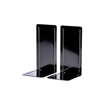 MAUL Serre-livres noir Acier robuste lot de 2 bureau Rainures anti-pliage, revêtement anti-rayures, surface aimantable, maintien stable, finition brillante MAUL Serre-livres noir Acier robuste lot de 2 bureau Rainures anti-pliage, revêtement anti-rayures, surface aimantable, maintien stable, finition brillante